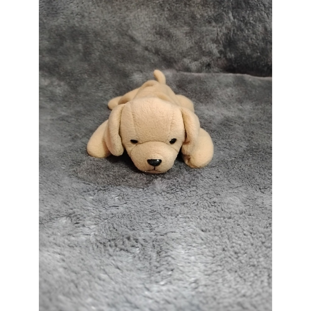 The Beanie Babies Collection Ty Light Brown Dog Plushed Animal 9"